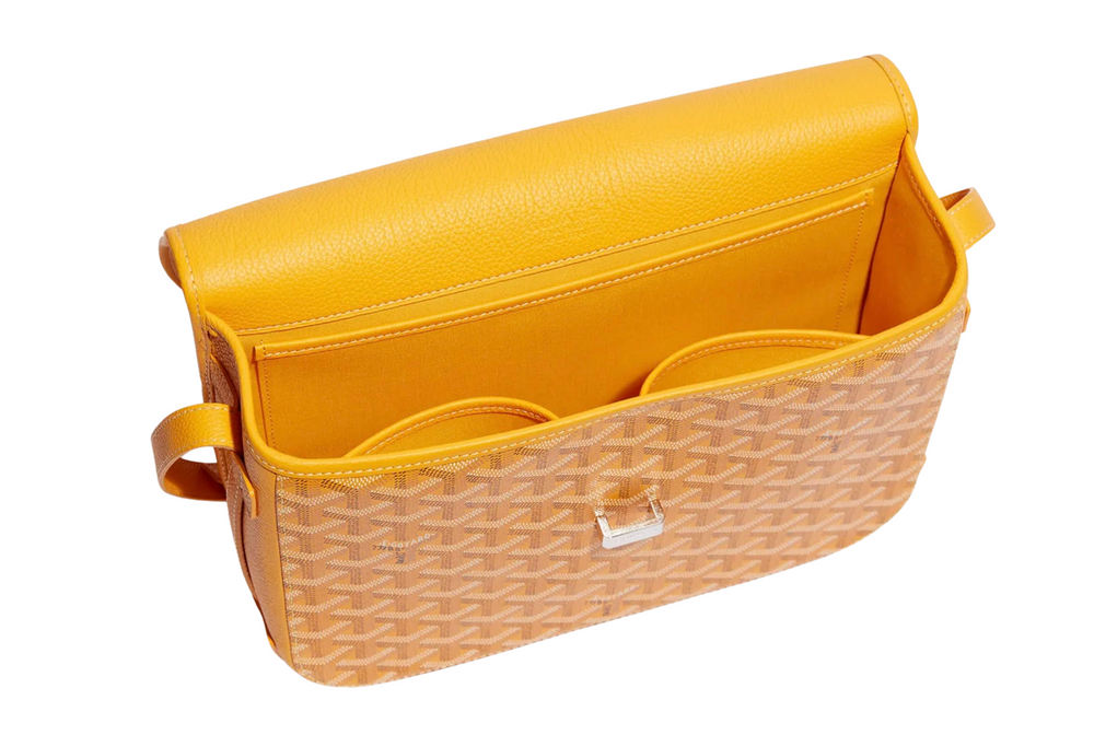 Goyard 'Yellow' Belvedere MM Bag