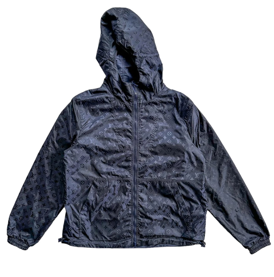 Louis Vuitton 'Navy Monogram' Reversible Windbreaker Jacket