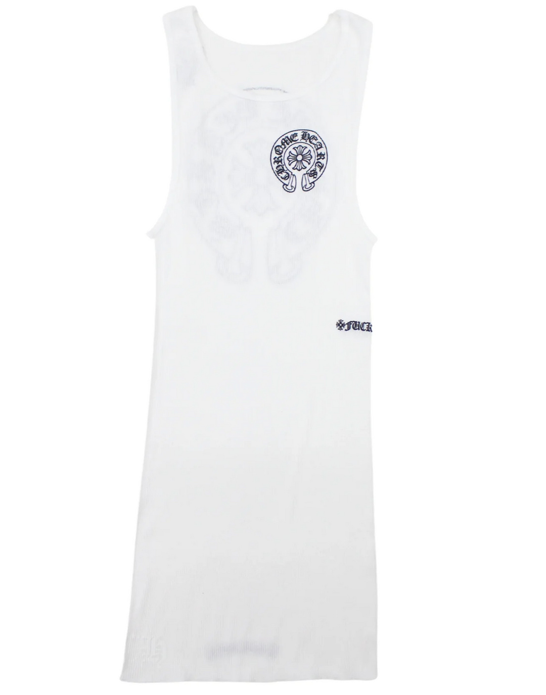 Chrome Hearts 'White' Horseshoe Logo Tank Top