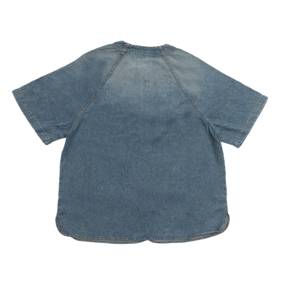 Rhude 'Blue' Button Up Logo Tee