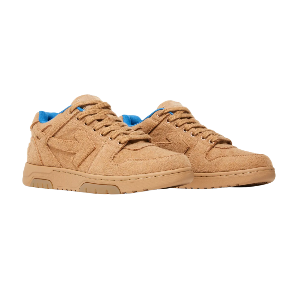 Off-White 'Brown' Out of Office Camel Low Top Sneakers