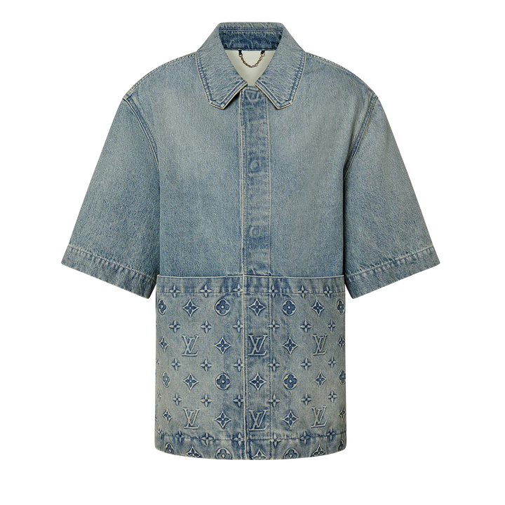 Louis Vuitton 'Monogram' Denim Workwear Shirt