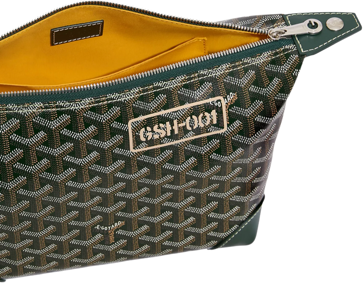 Goyard 'Dark Green' Bowling 25 Toiletry Bag
