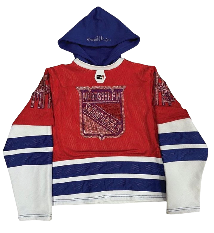 Murd333r.fm 'Swamp Angels' Hockey Jersey Hoodie