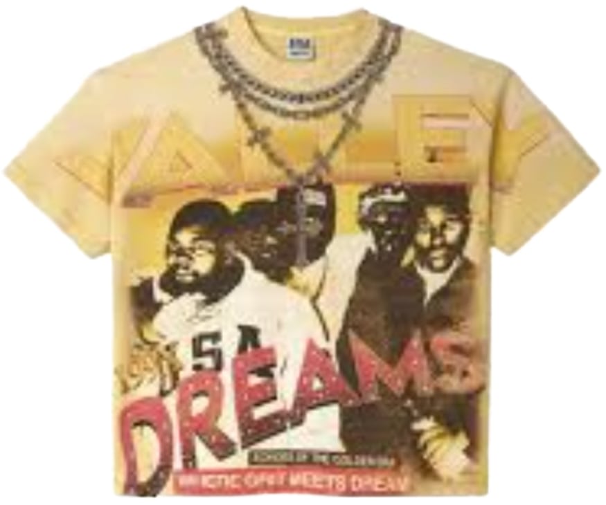 Vale Forever 'Chambers' Bling Yellow Tee