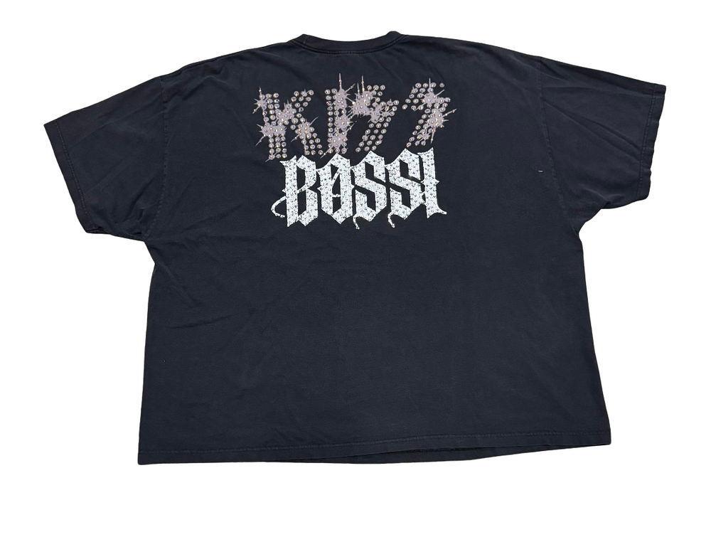 Bossi 'Big Face' KISS Vintage Rhinestone Tee