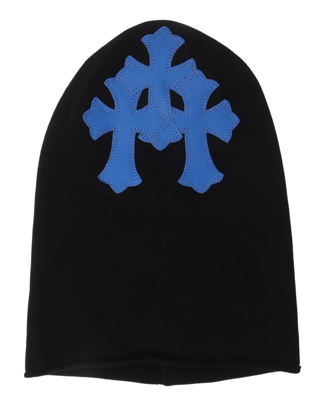 Chrome Hearts 'Blue Cross Patches' Face Mask