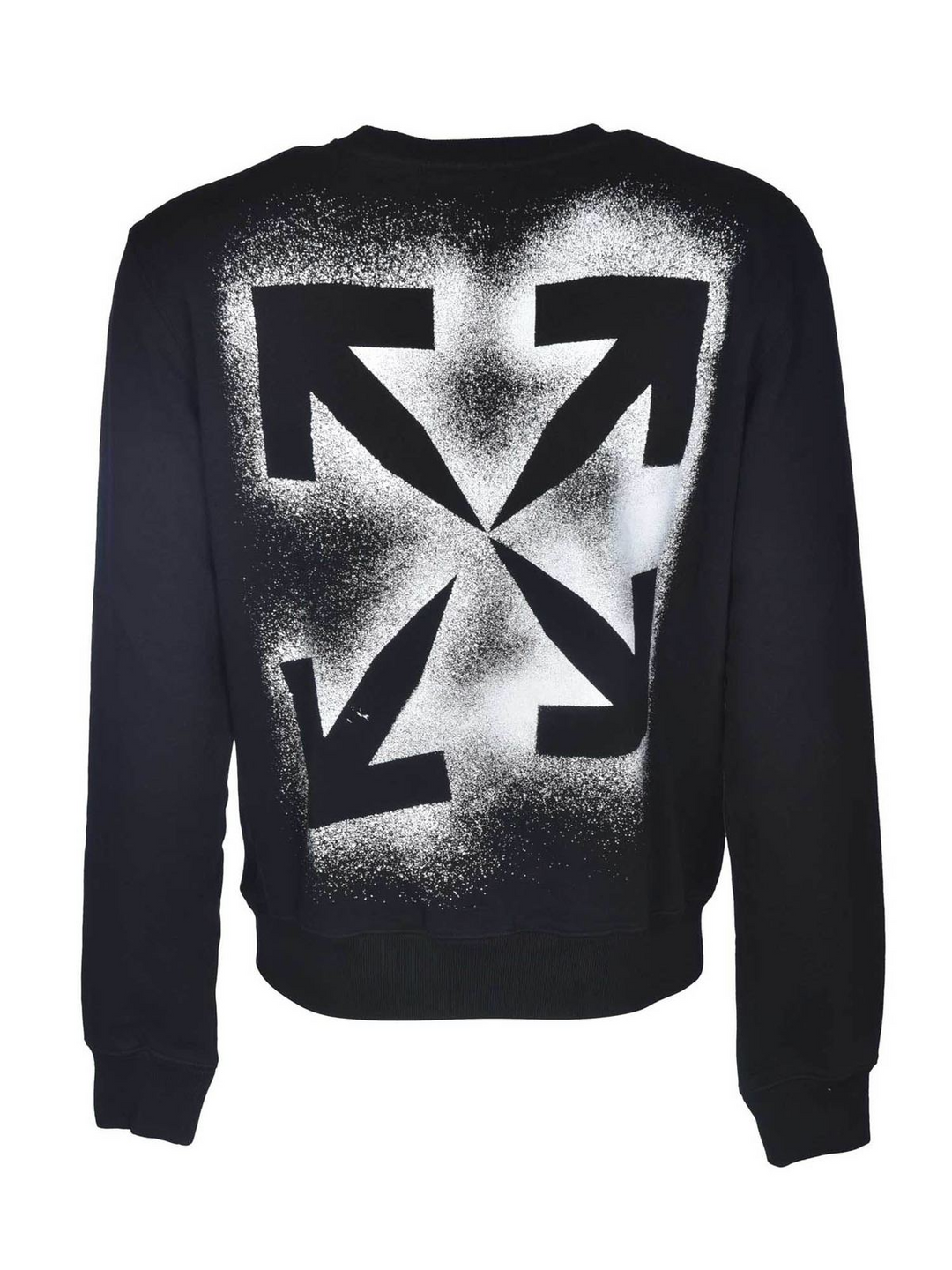 Off-White 'Black' Stencil Logo Crewneck