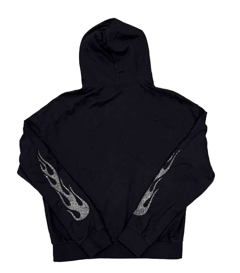 Bossi 'Grey Flame' Black Zip-Up