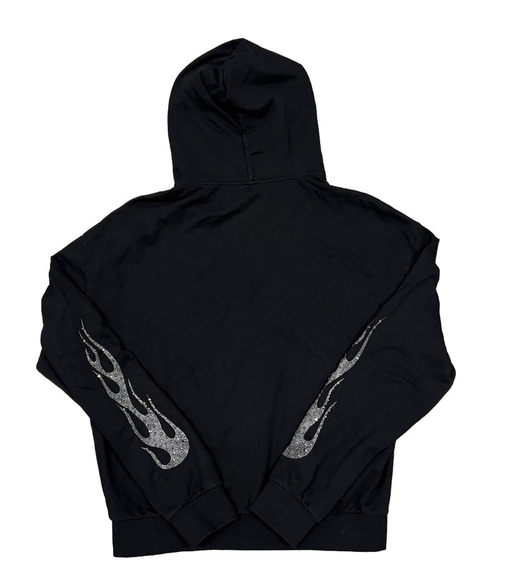 Bossi 'Grey Flame' Black Zip-Up