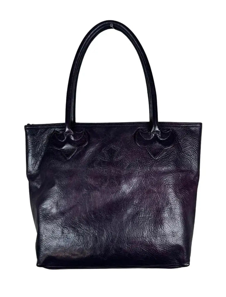Chrome Hearts Dark Wine Leather Purse
