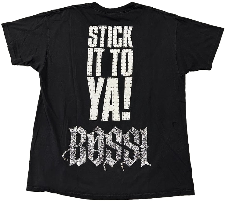 Bossi 'Slaughter Stick It to Ya' Rhinestone Vintage Tee