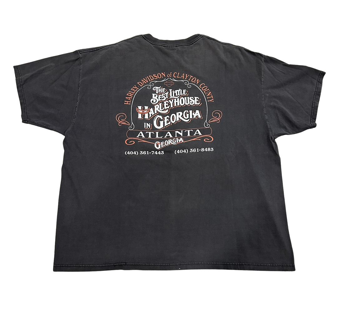 Harley Davidson 'ATL HarleyHouse' Vintage Tee