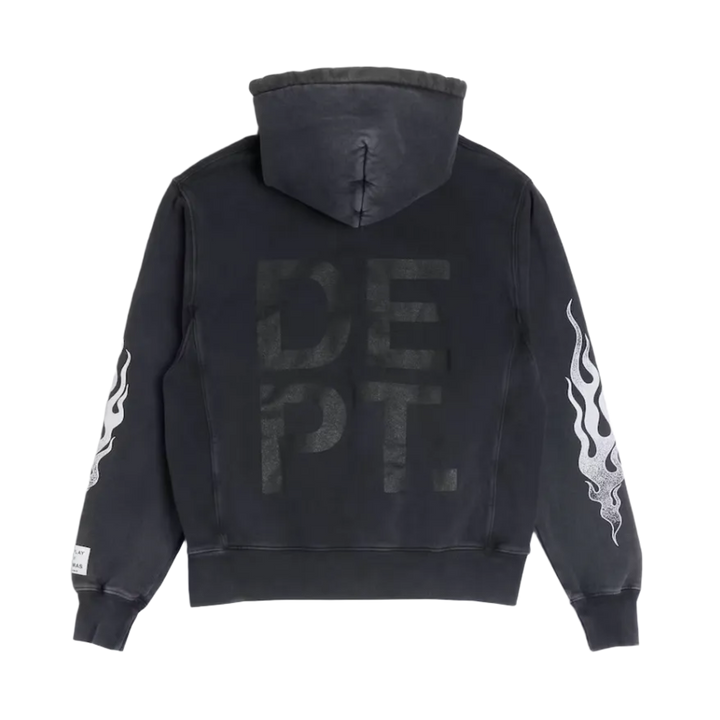Gallery Dept. Flames Black Hoodie