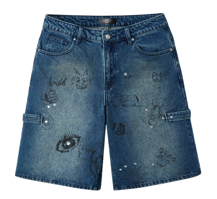 Happy Memories Don't Die HMDD 'Graffiti' Jorts