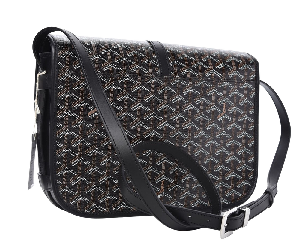 Goyard 'Black' Belvedere MM Bag