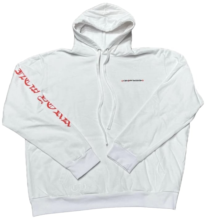 Chrome Hearts 'White' 2024 Rolling Stones Hoodie