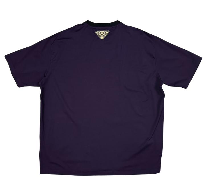 Prada 'V Neck' Purple Tee