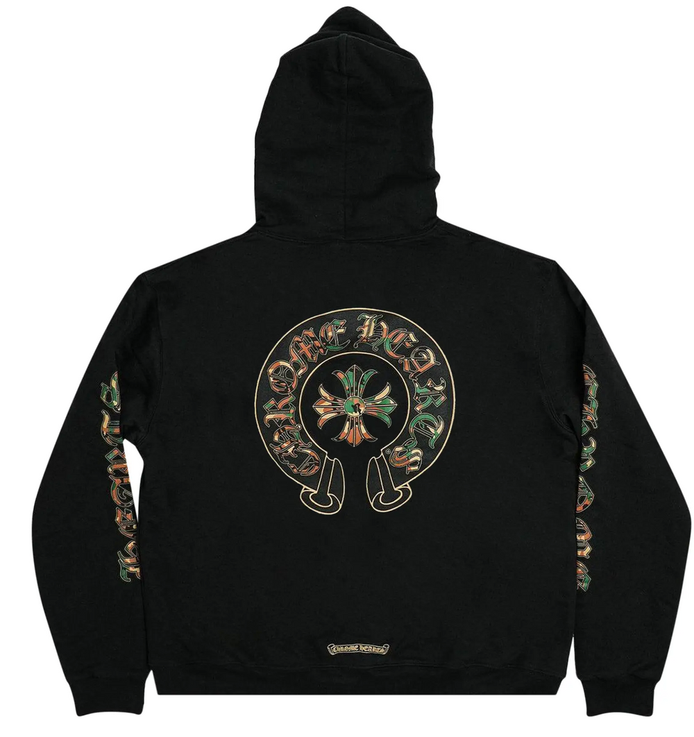 Chrome Hearts 'King Taco' Camo Zip Up Hoodie