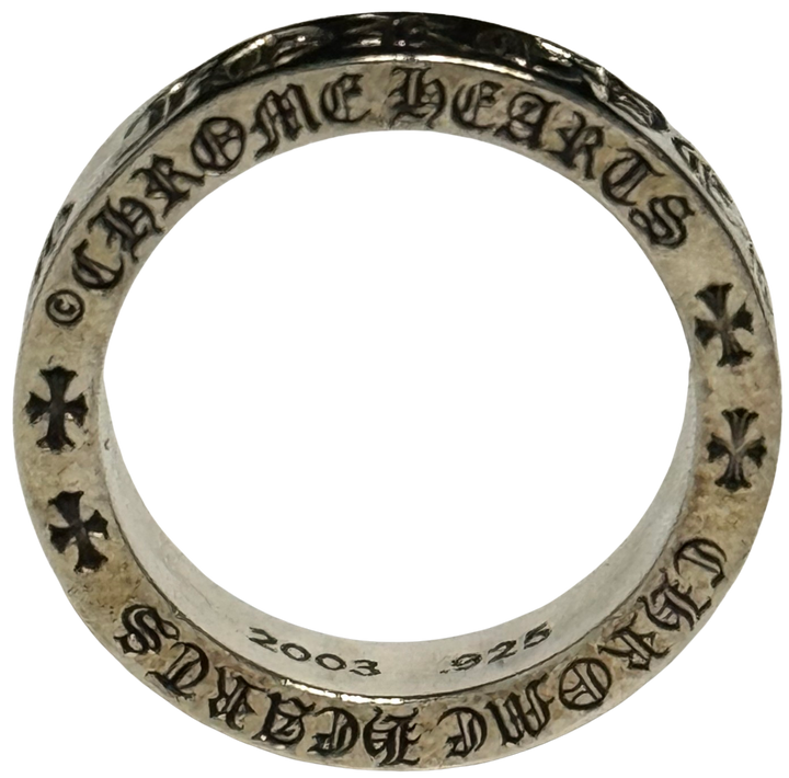 Chrome Hearts 'Spacer' 6mm Forever Silver Ring