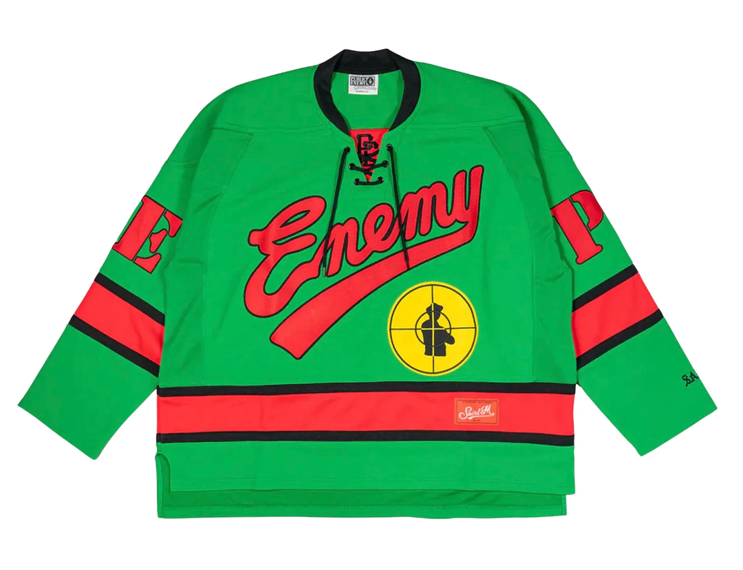 Saint Michael 'Public Enemy' Green Hockey Jersey