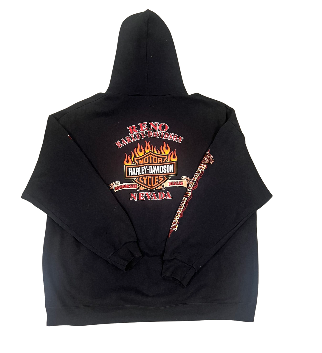 Harley Davidson 'Reno, Nevada' Zip-Up Hoodie