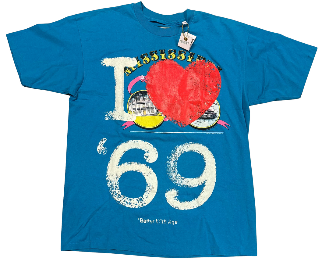 *Better With Age '1969' Blue Tee
