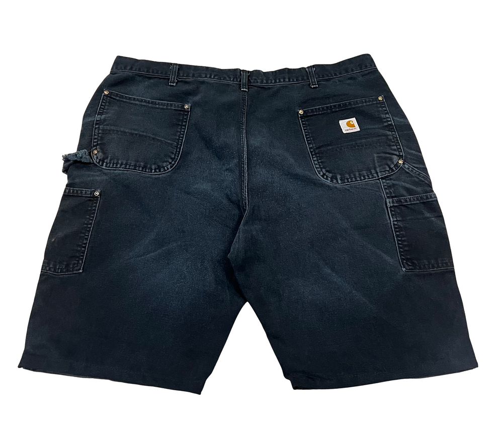 Carhartt 'Navy Distressed' Double Knee Carpenter Shorts