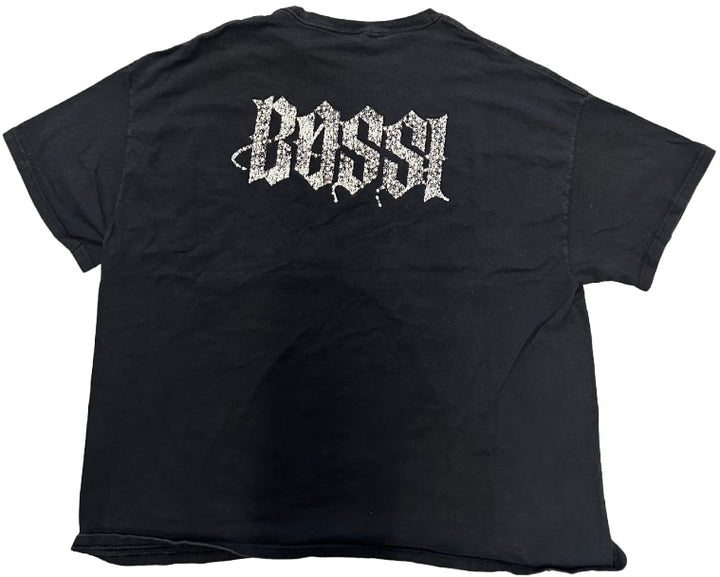 Bossi 'Iron Maiden Mummy' Rhinestone Vintage Tee