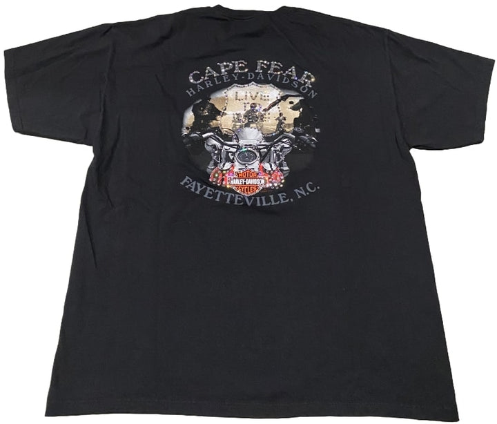 Harley Davidson 'I Got Mine At...' Rhinestone Vintage Tee