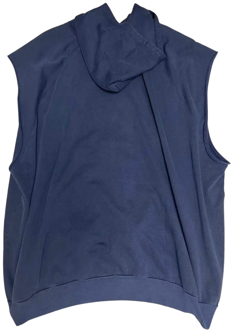 Balenciaga 'Rue De Sevres' Oversized Sleeveless Hoodie