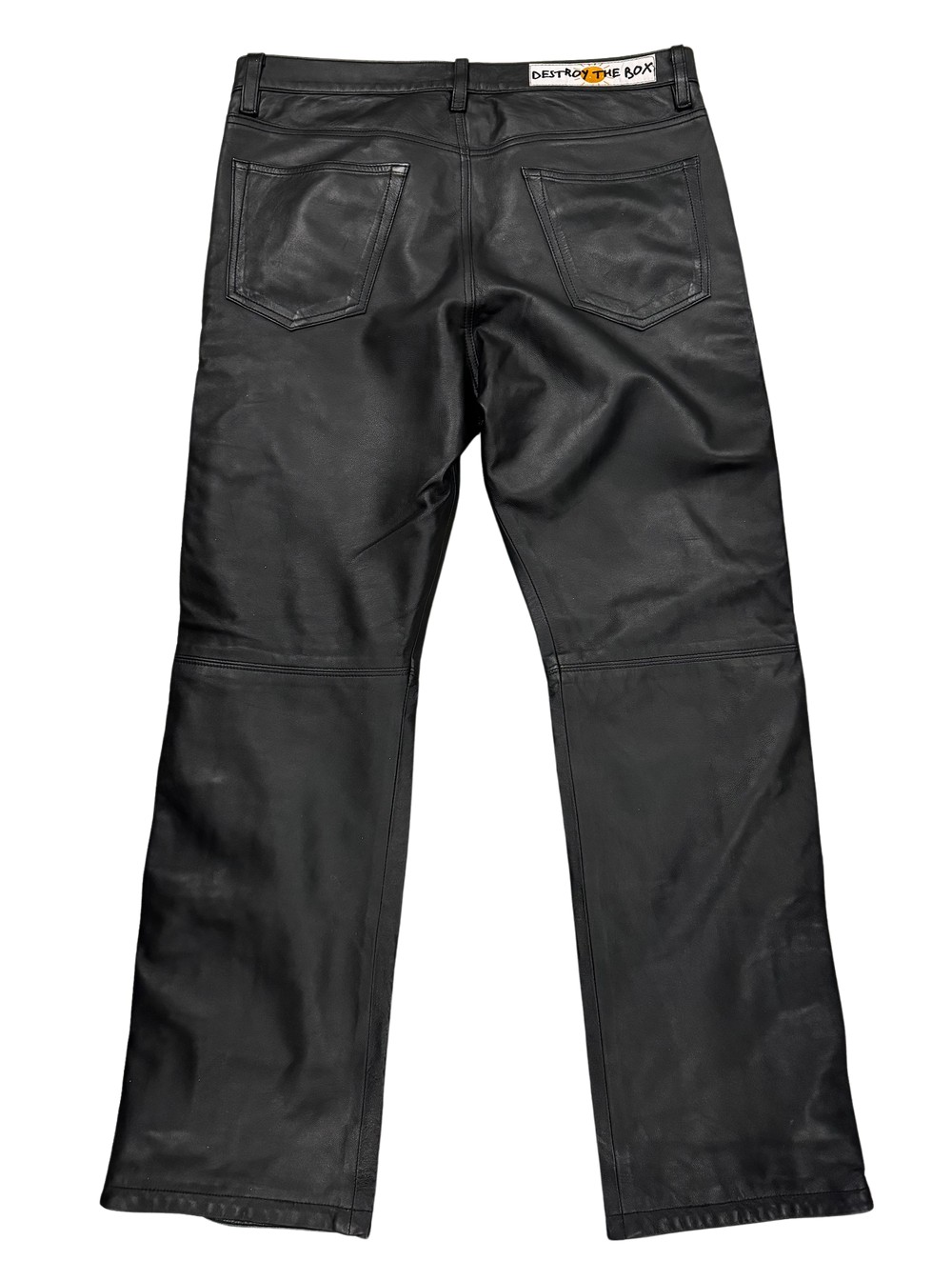 Destroy The Box 'Black' Chain Leather Pants