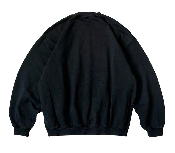 Kapital 'Black/Orange Laundry' Fleece Sweater