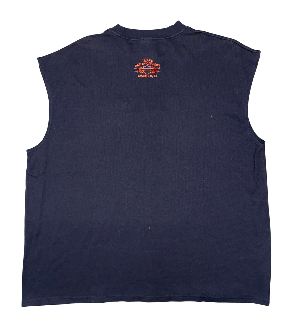 Harley Davidson 'Tripp's' Vintage Thermal Cutoff Tee