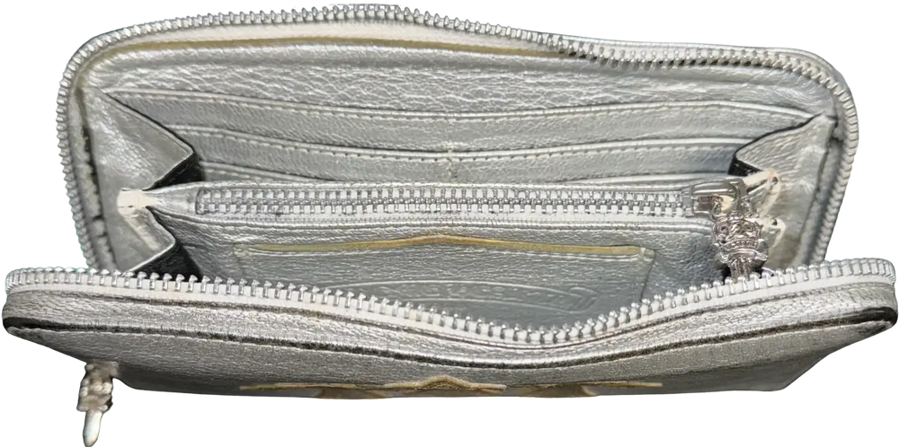 Chrome Hearts 'Metallic Gold' Triple Cross Wallet