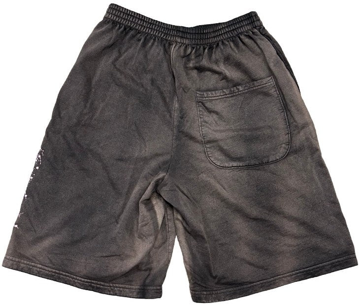 Bossi 'Pink/White' Rhinestone Sweatshorts