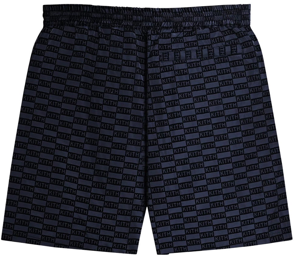 Kith 'Navy' Monogram Mason Shorts