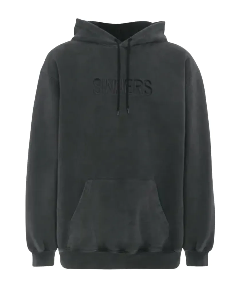 Balenciaga 'Sinner' Faded Black Hoodie