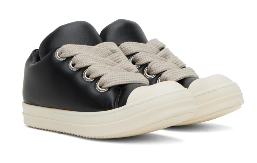 Rick Owens 'Black Padded' Jumbo Low Sneaker