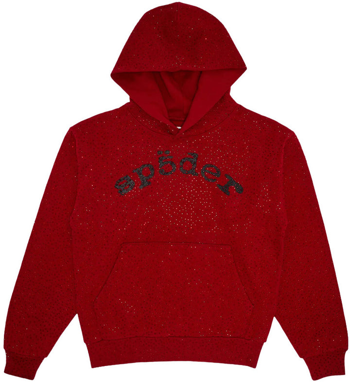 Sp5der 'Red' VVS Hoodie