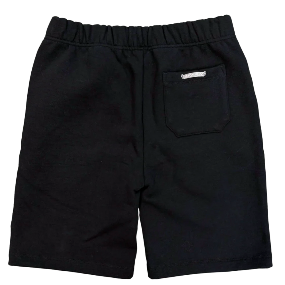 Chrome Hearts 'Paper Jam' Black Sweat Shorts