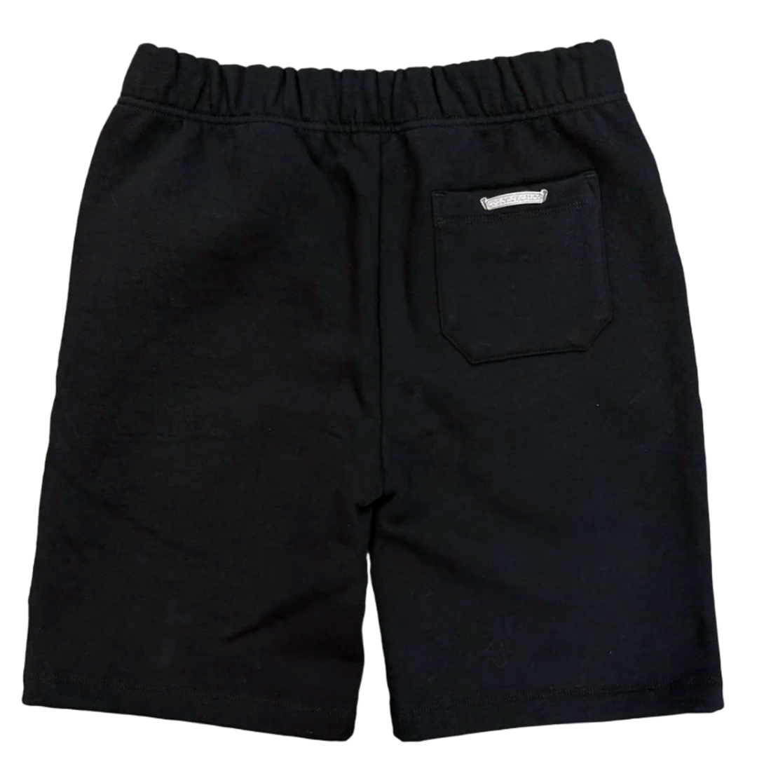 Chrome Hearts 'Paper Jam' Black Sweat Shorts