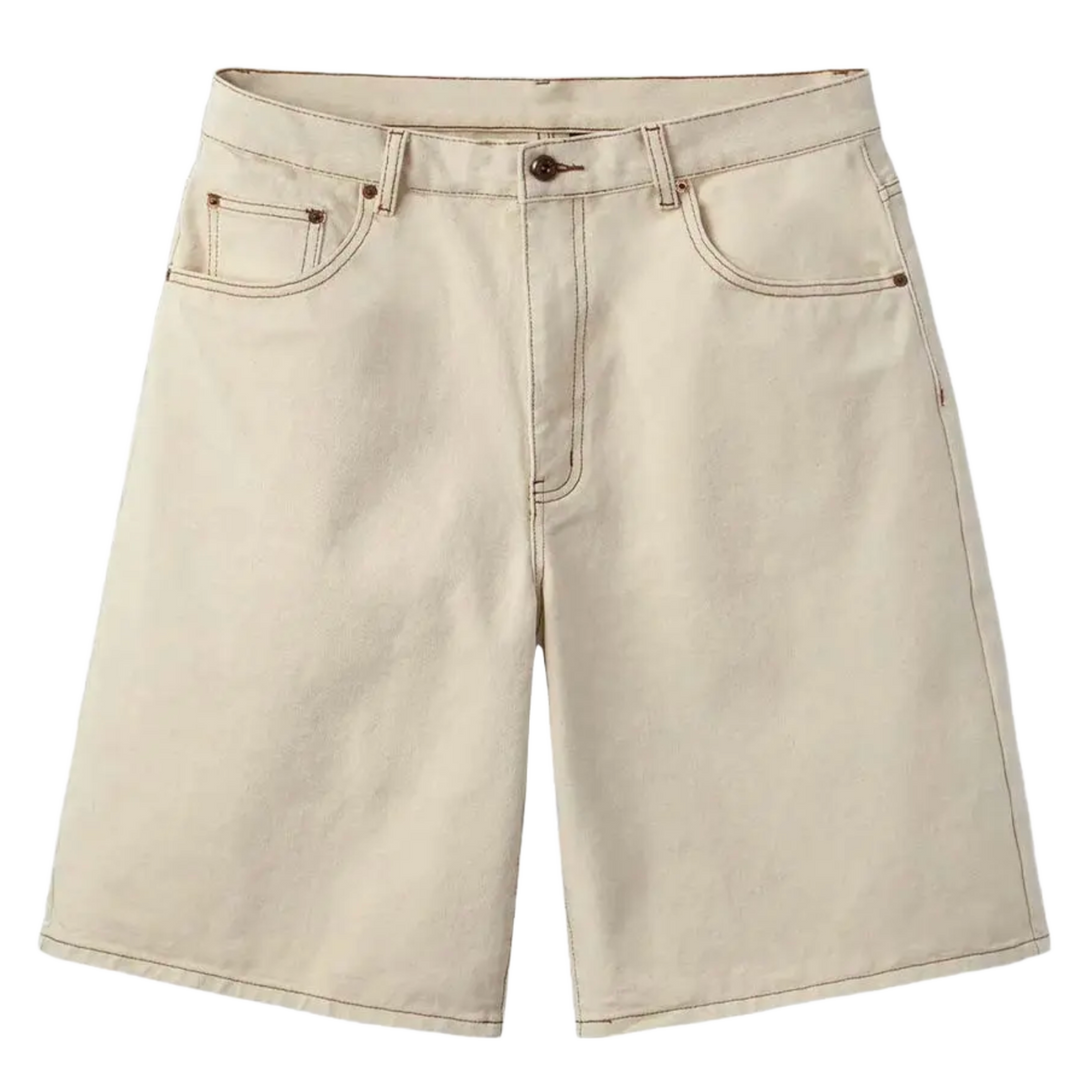 Gold+Vintage Gallery Raspberry Hills 'Cream' Denim Shorts