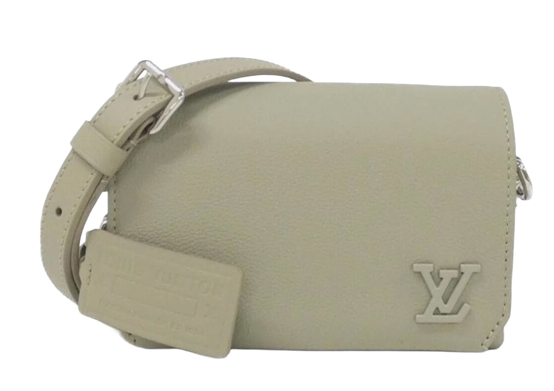 Louis Vuitton 'Khaki Green' Aerogram Shoulder Bag