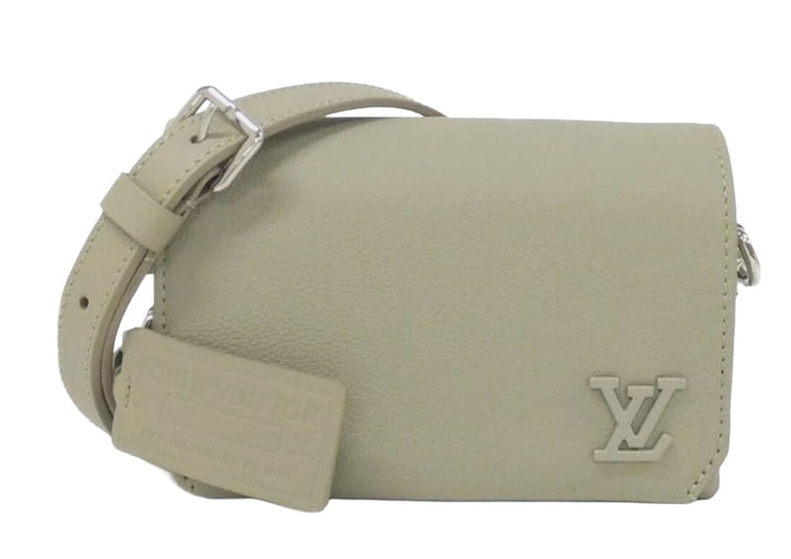 Louis Vuitton 'Khaki Green' Aerogram Shoulder Bag