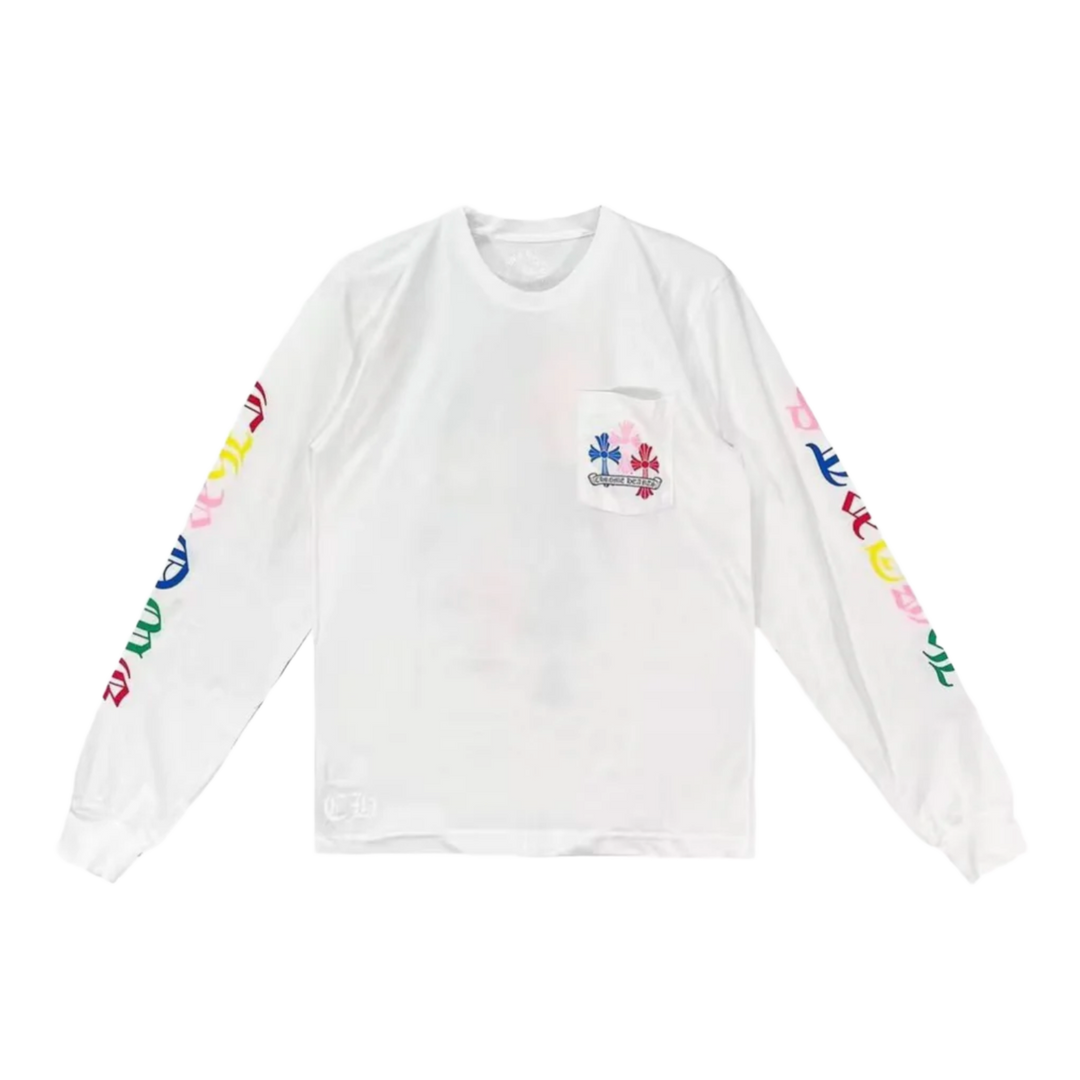 Chrome Hearts 'Multi Color Cross Cemetery' Long Sleeve T-shirt