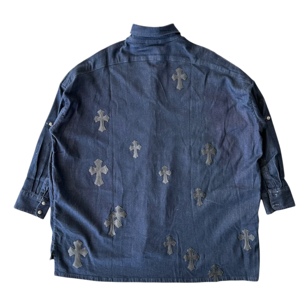 Chrome Hearts 'Mahal Kita' Oversized Button Up Shirt