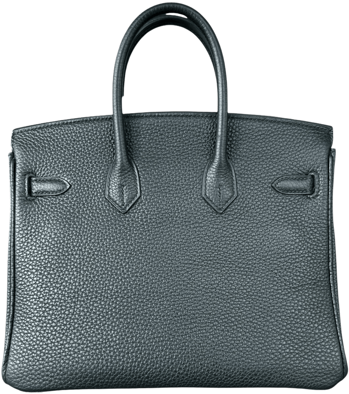 Hermés 'Black' Palladium Hardware Togo Birkin 25