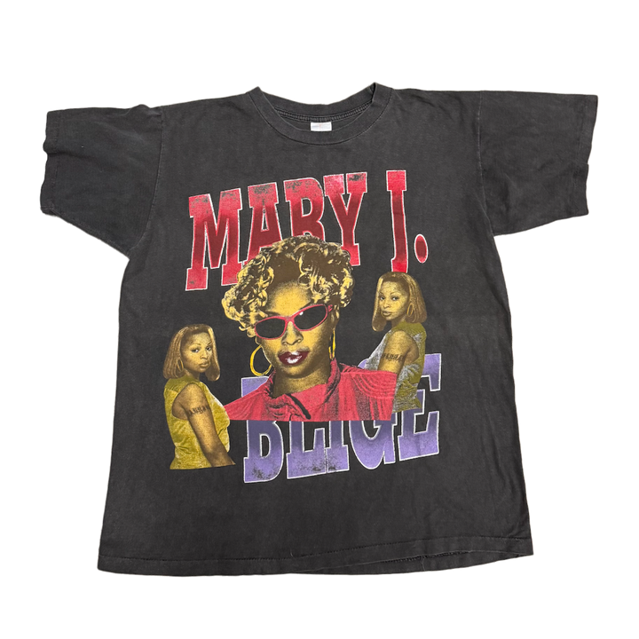 Mary J. Blige 'Washed Black' Vintage Tee