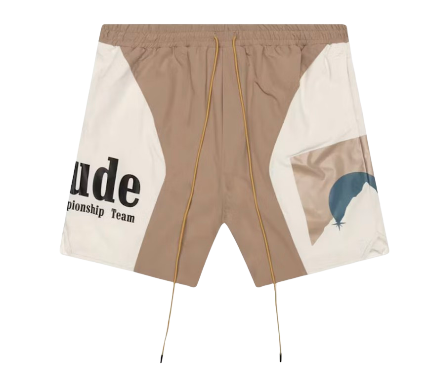 Rhude 'World Championship' Brown Shorts